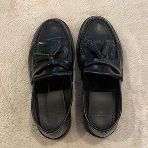 Dr. Martens Adrian Black Smooth Leather Tassel Loafers Women’s 10 Men’s 9